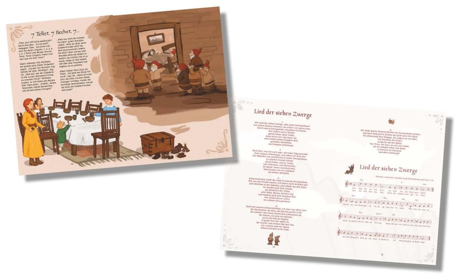 Lieder der Zaunkönigin - Blick in Buch | Illustrationen: Janca Hinrichs | 2025